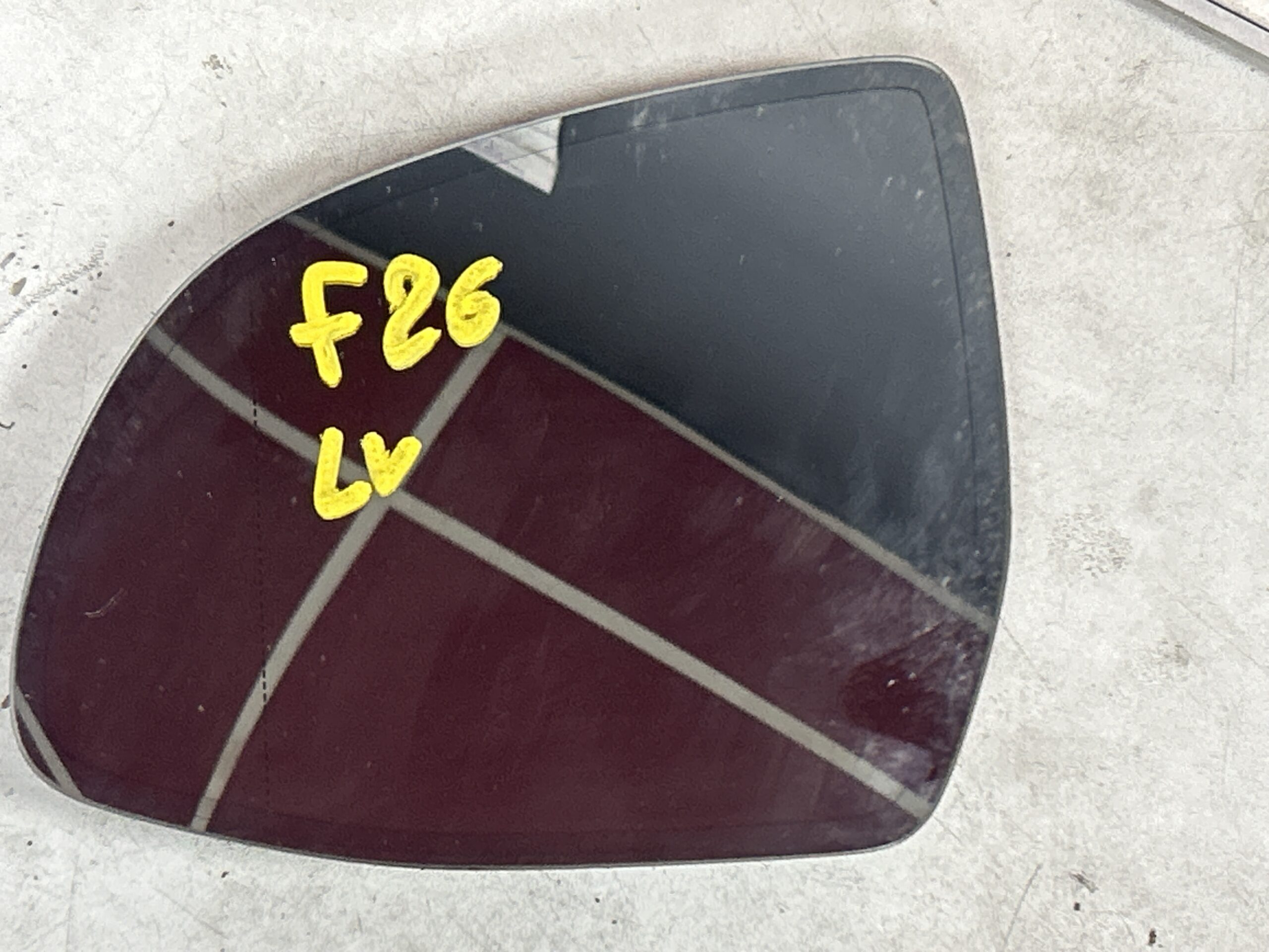 Spiegelglaas verwarmd. wijdhoek links f25-f26
