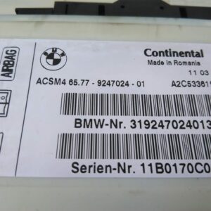 Regeleenheid airbag 5/6/7 serie en X3/X4