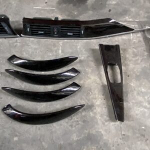 SET INTERIEURLIJSTEN GLANS ZWART F30-F80