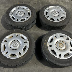 4X stalen velgen met deksels E36