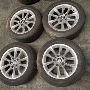 BMW 16” VELGENSET lichtmetaal reflexzilver 7JX16 ET:40 STYLE 411