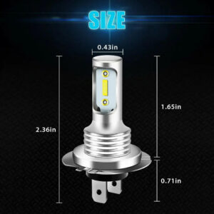 nieuwe set 2 stuks  led lampjes h7 super wit 6000k  voor diverse wagens