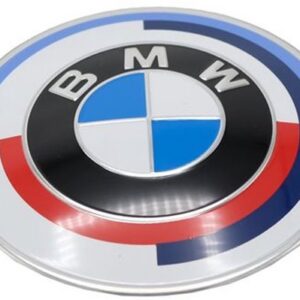 NIEUW BMW Embleem  82mm 50 jaar editie. div modellen. 2 PINS