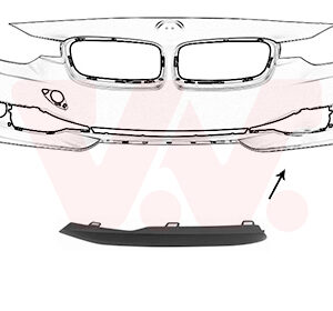 SIERLIJST NAAST GRILLE L.