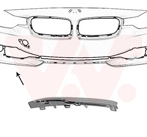 SIERLIJST NAAST GRILLE R.