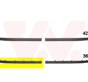RUB./PROFIEL RECHTS BUMP.