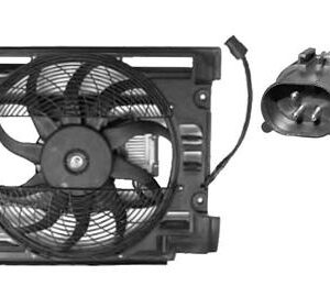 MOTOR + SCHROEFVENTILATOR