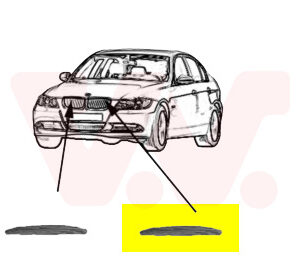 SIERLIJST MOTORKAP
