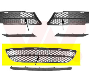 LUCHTGRILLE ONDER